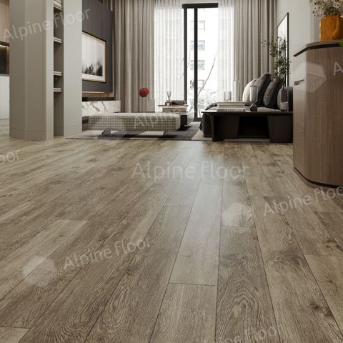 Плитка ПВХ замковая SPC (каменно-полимерная) ALPINE FLOOR Grand Sequoia Village Венге Грей ECO 11-807 43кл (4х125х1220мм) 1,52м² 1/10