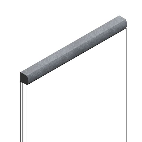 Декоративная рейка Hiwood D15V2 из фитополимера S381A (15х15х2700мм)