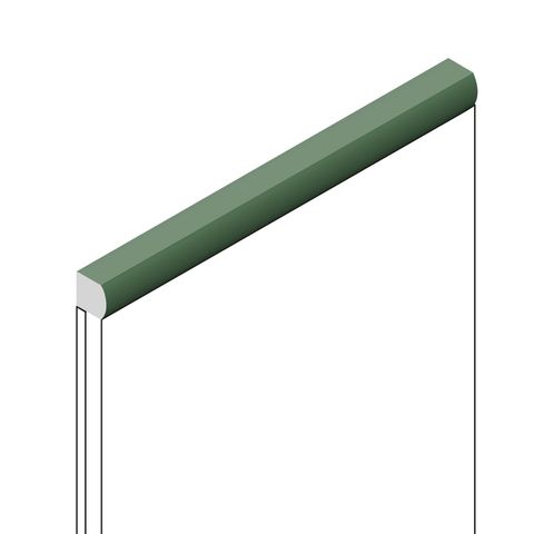 Декоративная рейка Hiwood D15V2 из фитополимера GN81 (15х15х2700мм)