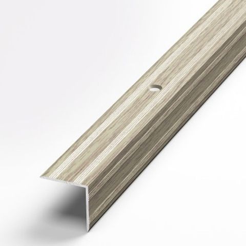 Порог-угол алюминиевый Лука ПУ 05 Дуб беленый 087 (20х20х900мм)