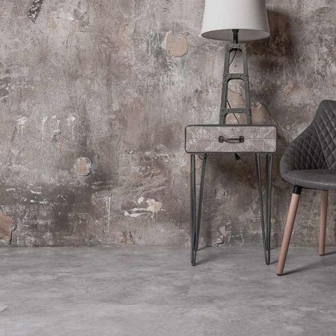 Плитка ПВХ клеевая LVT (кварц-виниловая) VINILAM Ceramo Stone Glue Бетон 61606 43кл (2,5х480х950мм) 4,56м² 1/10