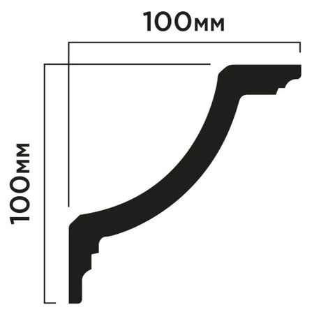 Карниз Hiwood A141 из фитополимера под покраску (100х100х2000мм)