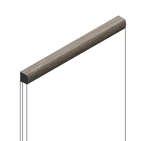 Декоративная рейка Hiwood D15V2 из фитополимера BR490 (15х15х2700мм)