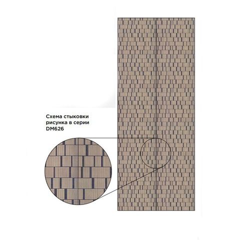 Стеновая панель Hiwood Maximum DM626 из фитополимера BK8 (600х4х3000мм) 1/6