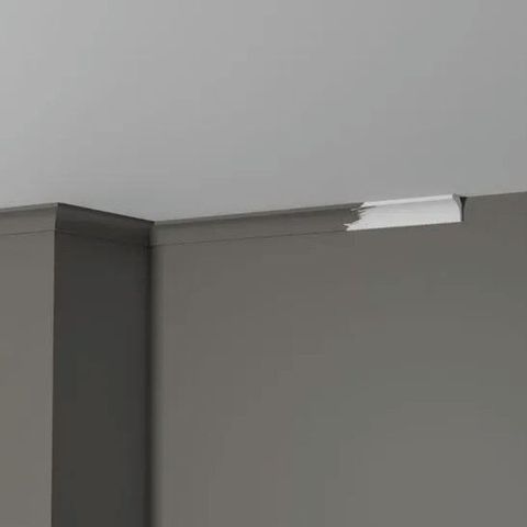 Карниз/фриз Decor-Dizayn DD26 из полистирола под покраску (19х19х2000мм) 1/91