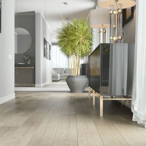 Плитка ПВХ клеевая LVT (кварц-виниловая) DECORIA Mild Tile Дуб Ричи DW-1402 43кл (2х184х950мм) 4,89м² 1/28