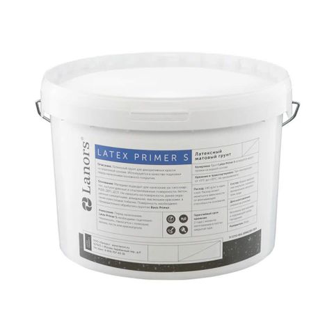 Грунт LANORS Latex Primer S (10,5м2) 1,5кг 
