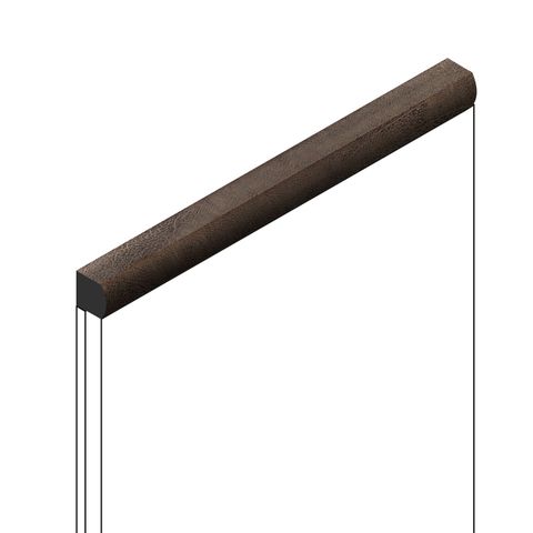 Декоративная рейка Hiwood D15V2 из фитополимера BR405 (15х15х2700мм)