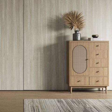 Стеновая панель WPC Wall Panel 8008 бамбуковая древесная текстура (1100х5х2800мм)