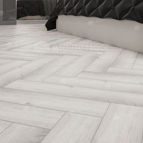 Плитка ПВХ клеевая LVT (кварц-виниловая) ALPINE FLOOR Parquet LVT Дуб Альхена ECO 16-12 43кл (2.5х118х590мм) 2,2278м² 1/32