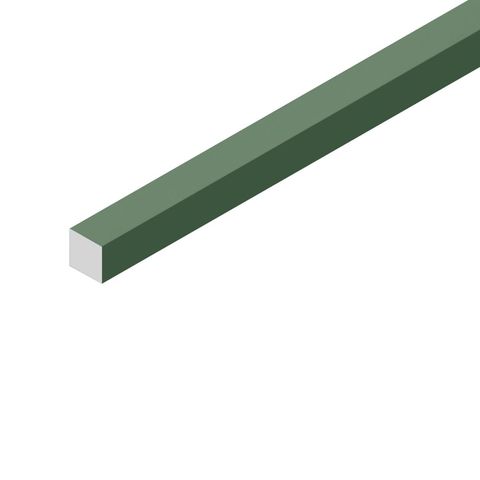 Декоративная рейка Hiwood D12V1 из фитополимера GN81 (12х12х2700мм)