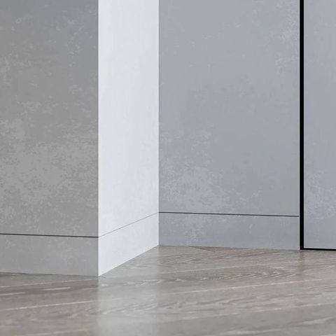 Скрытый плинтус Laconistiq Regular Без покрытия (80х13х3000мм) 