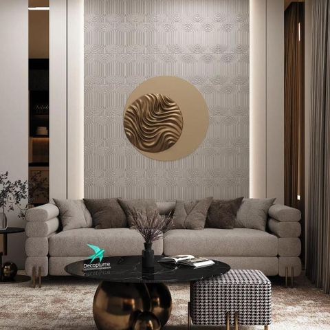 Декоративная панель Decoplume Wave 6 композитная (10х100х300мм)