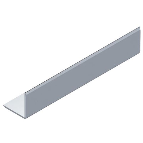 Угол NEEXY PV60-02 алюминиевый защитный Серебро матовое (10х10х2700мм) 